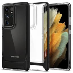 Spigen Samsung Galaxy S21 Ultra Suojakuori Neo Hybrid Crystal Musta