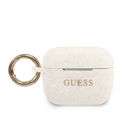 Guess AirPods Pro Kuori Glitter Valkoinen