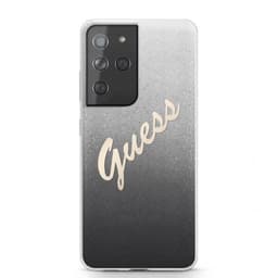 Guess Samsung Galaxy S21 Ultra Kuori Vintage Musta