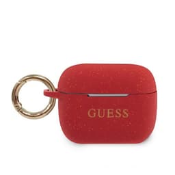 Guess AirPods Pro Skal Glitter Röd