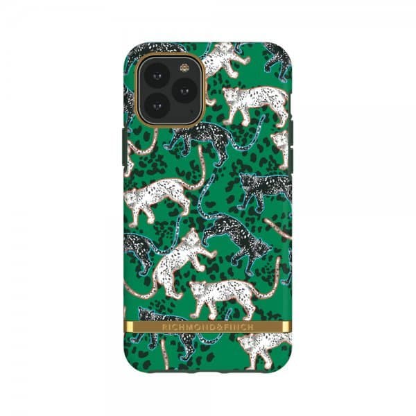 Richmond & Finch iPhone 11 Skal Green Leopard