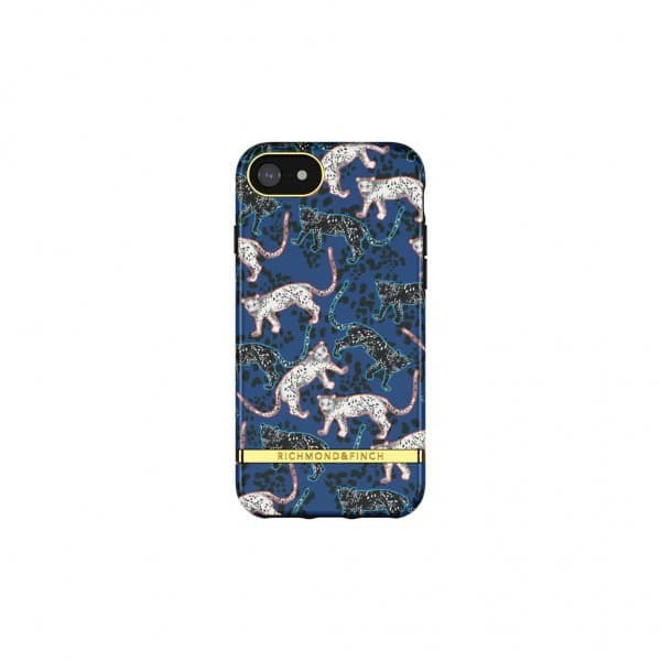 Richmond & Finch iPhone 6/6S/7/8/SE Skal Blue Leopard