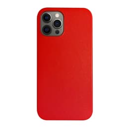 iPhone 12 Pro Max nahkakuori suunniteltu toimimaan MagSafe - Red