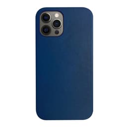 iPhone 12 Pro nahkakuori suunniteltu toimimaan MagSafe - Blue