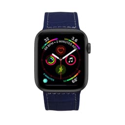 Ekte lær Croc Design Apple klokkereim 42/44 mm Navy