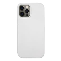 Silikondeksel designet for å fungere med MagSafe til iPhone 12 Pro Max - White
