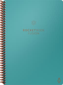 Rocketbook Fusion Executive genanvendelig notesbog A4 (neptune teal)