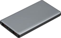 Sandstrøm 10 000 mAh Power Delivery/Quick Charge powerbank (grå)