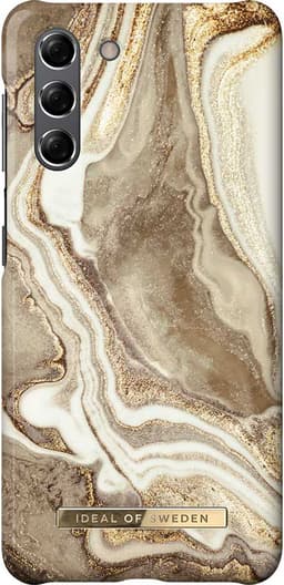 iDeal of Sweden cover til Samsung Galaxy S21 (golden sand marble)