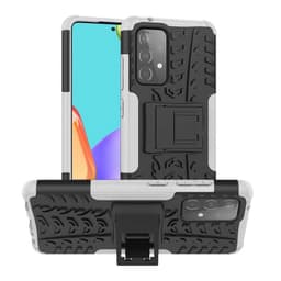 Stødbestandigt cover med stativ Samsung Galaxy A52 5G  - hvid
