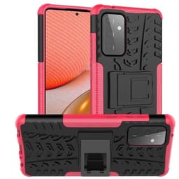 Stöttåligt skal med ställ Samsung Galaxy A72 5G  - Rosa