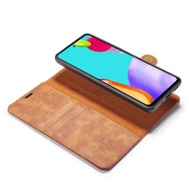 Mobilplånbok DG-Ming 2i1 Samsung Galaxy A52 5G  - Brun
