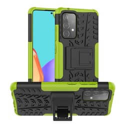 Støtsikker deksel med stativ Samsung Galaxy A52 5G  - Grønn