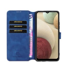 DG-Ming Wallet 3-kort Samsung Galaxy A12  - blå