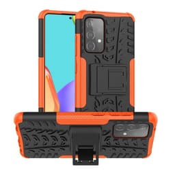 Stødbestandigt cover med stativ Samsung Galaxy A52 5G  - appelsin