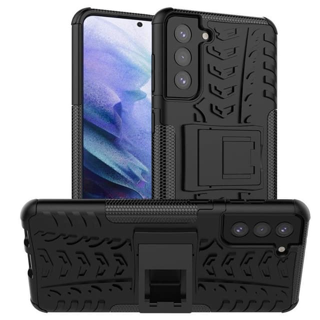 Stødbestandigt cover med stativ Samsung Galaxy S21 Plus  - sort