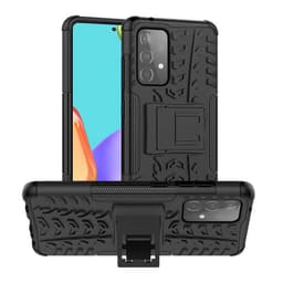 Støtsikker deksel med stativ Samsung Galaxy A52 5G  - Svart