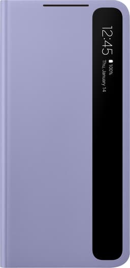 Samsung Clear View Galaxy S21+ suojakotelo (violetti)