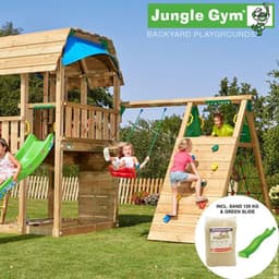 Jungle Gym Barn lektorn komplett inkl. rutschkana