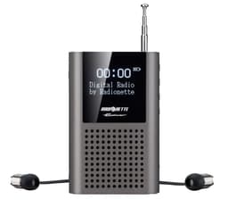 Radionette Explorer lommeradio - grå