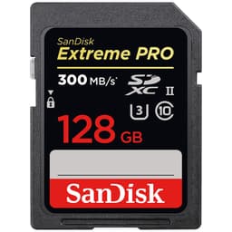 SanDisk Extreme Pro SDXC UHS-2-kort 128 GB