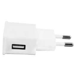USB-oplader 230V 2.1A Hvid