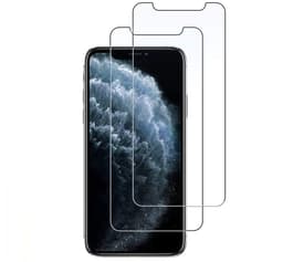 Skärmskydd iPhone XS Härdat glas 2-pack