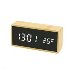 Digitaalinen LED-herätyskello valkoinen / musta