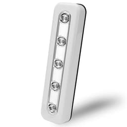 Vit 5 LEDs spotlight med touch