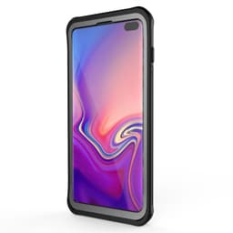 Samsung Galaxy S10 matkapuhelimen kansi TPU / PC läpinäkyvä