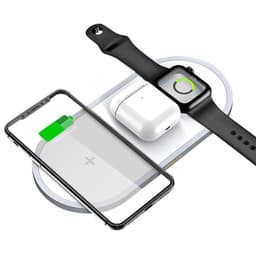 Trådlös 3-i-1 snabbladdare för smartphone, Apple Watch och AirPods
