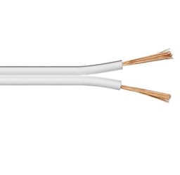 Goobay - Høyttalerkabel HVIT  2 x 2.5 mm²  25m