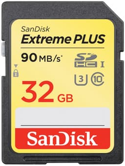 SanDisk Extreme Plus SD-minneskort 32 GB
