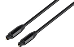 Sandstrøm optisk kabel - 2 meter – sort