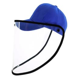 Kasket med Ansigtsbeskyttelse / Beskyttelsesvisir Blå
