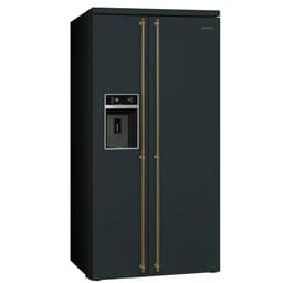 Smeg side-by-side køleskab SBS8004AO (antracit)