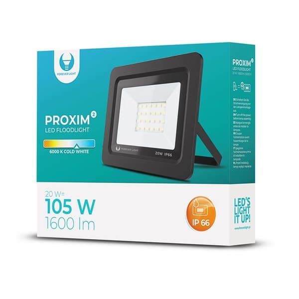 Forever LED Lampe IP66 20W 6000K