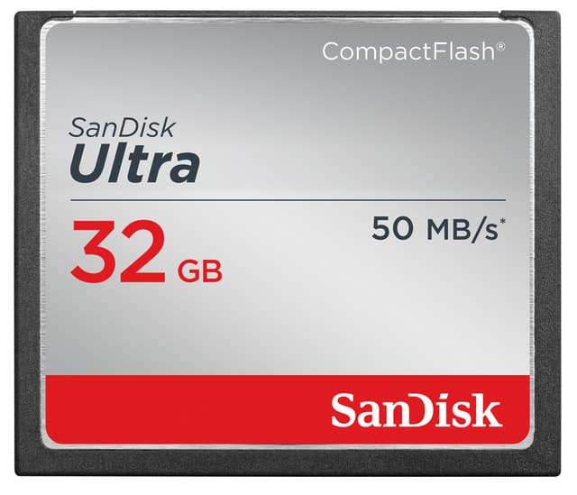 SanDisk Ultra Compact Flash 32 GB hukommelseskort | Elgiganten
