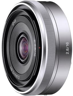 Sony 16mm f/2.8 E-tyypin objektiivi