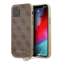 Guess iPhone 12/iPhone 12 Pro Deksel 4G Charms Brun