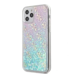 Guess iPhone 12 Pro Max Deksel Liquid Glitter Iridescent