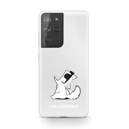 Karl Lagerfeld Samsung Galaxy S21 Ultra Skal Choupette Transparent Klar
