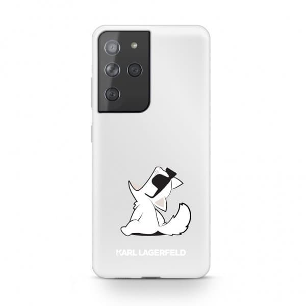 Karl Lagerfeld Samsung Galaxy S21 Ultra Skal Choupette Transparent Klar