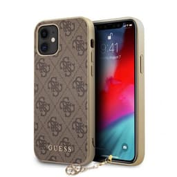 Guess iPhone 12 Mini Suojakuori 4G Charms Ruskea