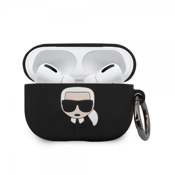 Karl Lagerfeld AirPods Pro Cover Iconic Cover Sort