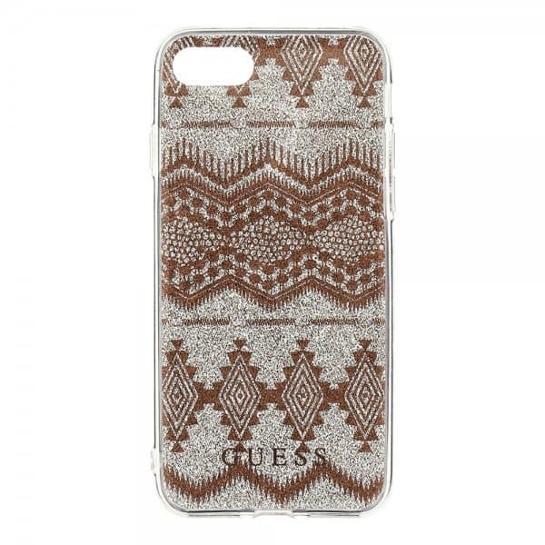 Guess iPhone 7/8/SE Cover 3D-Effekt Tribal