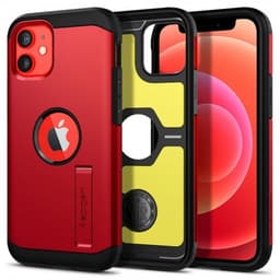 Spigen iPhone 12 Mini Skal Tough Armor Röd