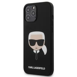 Karl Lagerfeld iPhone 12 Pro Max Suojakuori Iconic Cover Musta