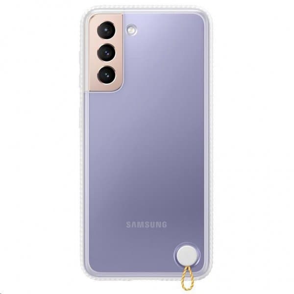 Samsung Original Galaxy S21 Skal Clear Protective Cover Vit