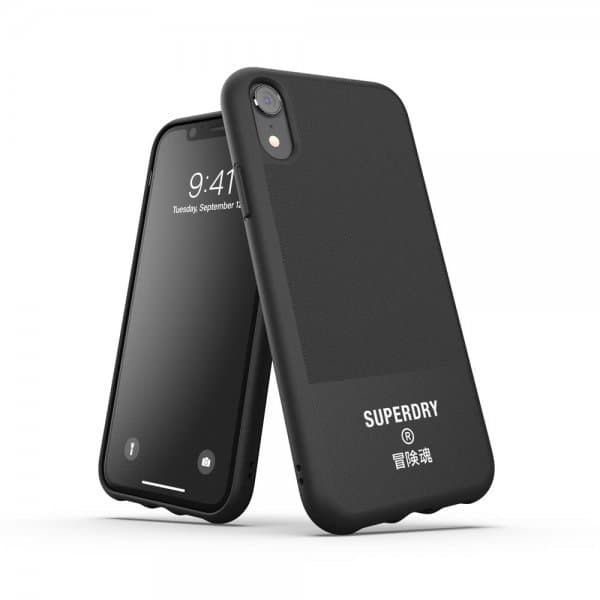 Superdry iPhone Xr Skal Moulded Case Canvas Svart